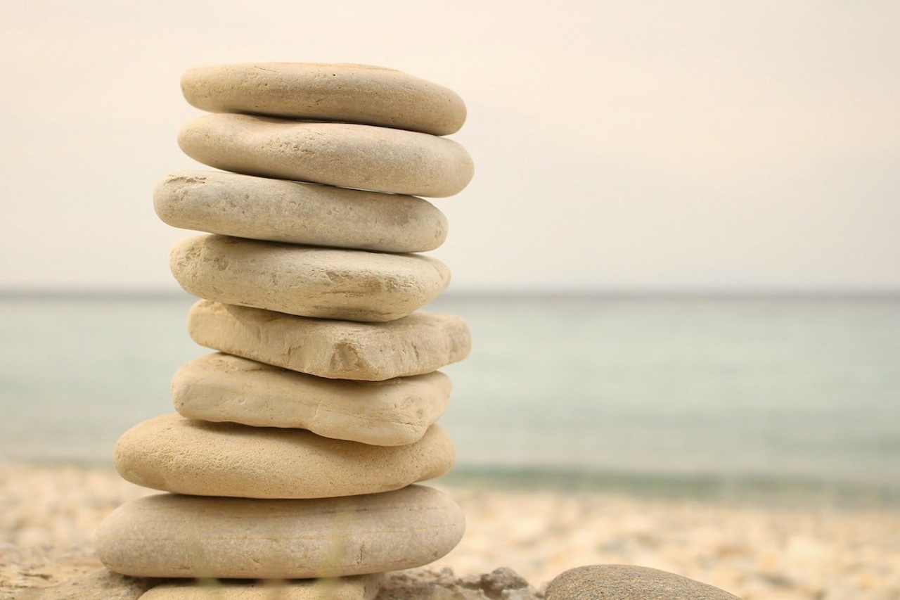 Rocks Stacked on Top of Eachother