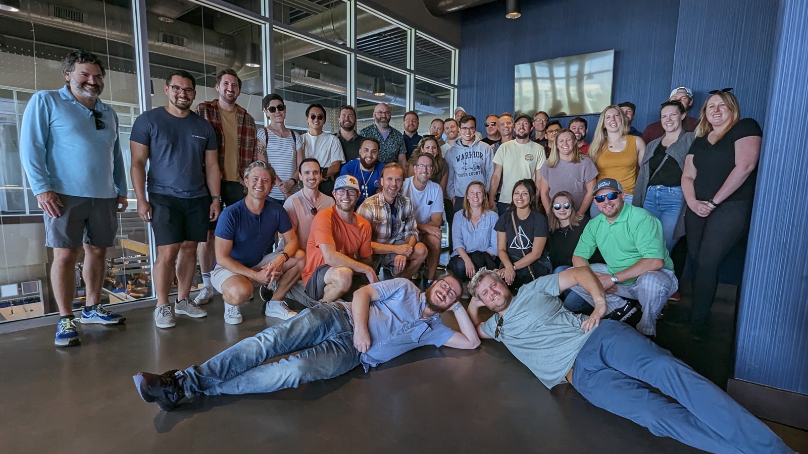 A group photo of the MetaRouter team